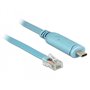 DeLOCK 63914 câble Série Bleu 3 m USB Type-C RJ45