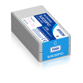 Epson SJIC22P(C): Ink cartridge for ColorWorks C3500 (Cyan)