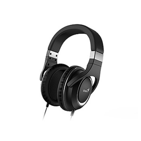 Genius Computer Technology HS-610 Casque Avec fil Arceau Appels/Musique Noir