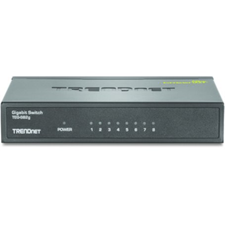 Trendnet GREENnet Non-géré Gigabit Ethernet (10/100/1000) Noir