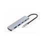 DLH DY-TU5105 hub & concentrateur USB Type-C 5000 Mbit/s Gris