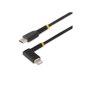 StarTech.com Câble USB-C vers Lightning de 2m - Cordon de Charge/Syncronisation USB Type-C vers Lightning en Fibre Aramide à Ang