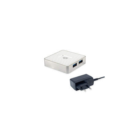 Conceptronic HUBBIES03W hub & concentrateur USB 3.2 Gen 1 (3.1 Gen 1) Micro-B 5000 Mbit/s Blanc