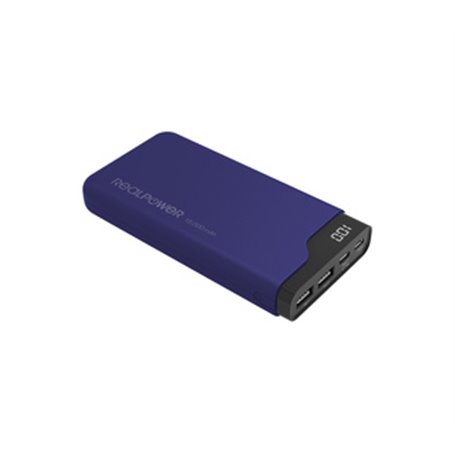 RealPower PB-15000C Navy Blue 15000 mAh Noir