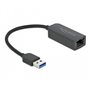 DeLOCK 66646 changeur de genre de câble USB 3.2 Gen 1 RJ45 Noir