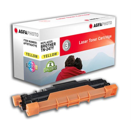 AgfaPhoto APTBTN247YE Cartouche de toner 1 pièce(s) Compatible Jaune