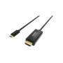 Vision TC-2MUSBCHDMI-BL 2 m USB Type-C HDMI Type A (Standard) Noir