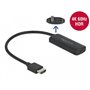 DeLOCK 63251 câble vidéo et adaptateur HDMI Type A (Standard) USB Type-C Noir