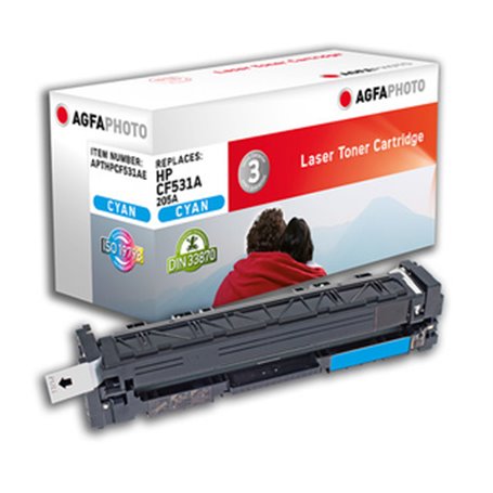 AgfaPhoto APTHPCF531AE Cartouche de toner 1 pièce(s) Compatible Cyan