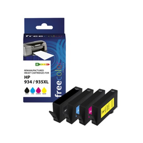 Freecolor K10356F7 cartouche d'encre 4 pièce(s) Compatible High (L) Yield Noir