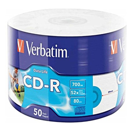 Verbatim 50x CD-R 700 Mo 52x 50 pièce(s)