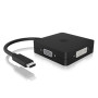 ICY BOX IB-DK1104-C adaptateur graphique USB 3840 x 2160 pixels Noir