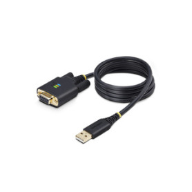 StarTech.com 1P3FFCNB-USB-SERIAL câble Série Noir 1 m USB Type-A DB-9