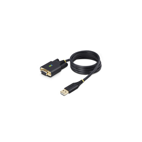 StarTech.com 1P3FFCNB-USB-SERIAL câble Série Noir 1 m USB Type-A DB-9