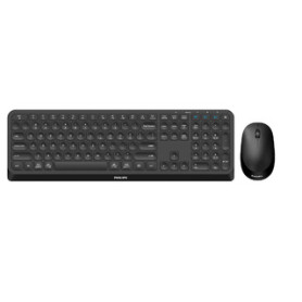 Philips 4000 series SPT6407B/19 clavier Souris incluse Universel RF sans fil + Bluetooth AZERTY Français Noir