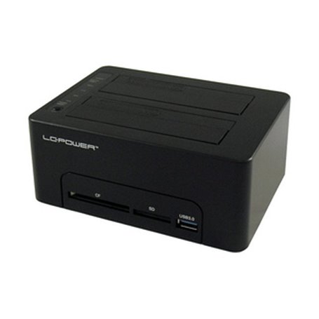 LC-Power LC-DOCK-U3-CR Station d'accueil de disques de stockage USB 3.2 Gen 1 (3.1 Gen 1) Type-A Noir