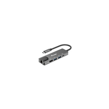 Equip 133489 station d'accueil Avec fil USB 3.2 Gen 1 (3.1 Gen 1) Type-C Gris