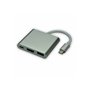 MCL MD1B99CUZZZ3CHUPD station d'accueil Avec fil USB 3.2 Gen 1 (3.1 Gen 1) Type-C Aluminium