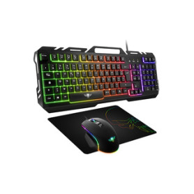 Spirit of Gamer PRO MK5 clavier Souris incluse Jouer USB AZERTY Français Noir