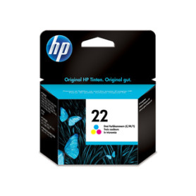 HP 22 cartouche d'encre trois couleurs authentique