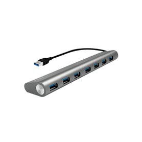 LogiLink UA0308 hub & concentrateur USB 3.2 Gen 1 (3.1 Gen 1) Type-A 5000 Mbit/s Gris