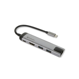 Verbatim 49141 station d'accueil USB 3.2 Gen 1 (3.1 Gen 1) Type-C Noir