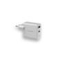 RealPower 352262 chargeur d'appareils mobiles Universel Blanc Secteur Charge rapide Intérieure