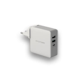 RealPower DeskCharge-65 Travel Universel Gris Secteur Intérieure