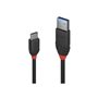 Goobay 70752 changeur de genre de câble USB C RJ-45 Noir