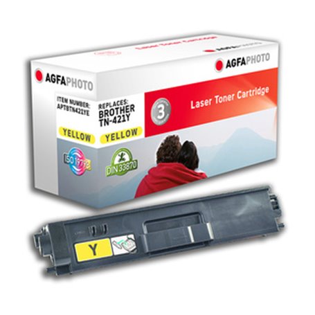 AgfaPhoto APTBTN421YE Cartouche de toner 1 pièce(s) Compatible Jaune