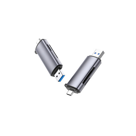 Ugreen 50706 lecteur de carte mémoire USB/Micro-USB Argent