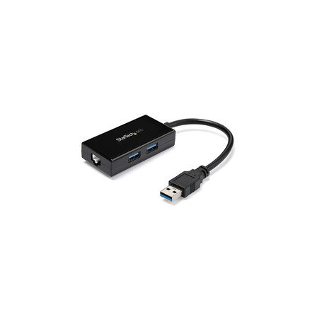 StarTech.com Adaptateur réseau USB 3.0 vers Gigabit Ethernet avec hub USB 3.0 à 2 ports