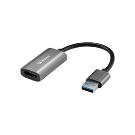 Sandberg 134-19 adaptateur graphique USB Gris