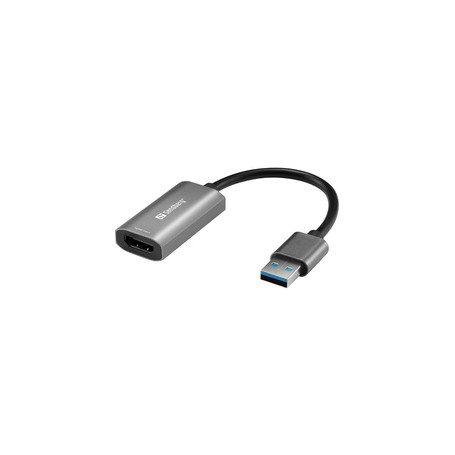 Sandberg 134-19 adaptateur graphique USB Gris