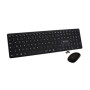 V7 CKW550FRBT clavier Souris incluse Universel USB + Bluetooth AZERTY Français Noir