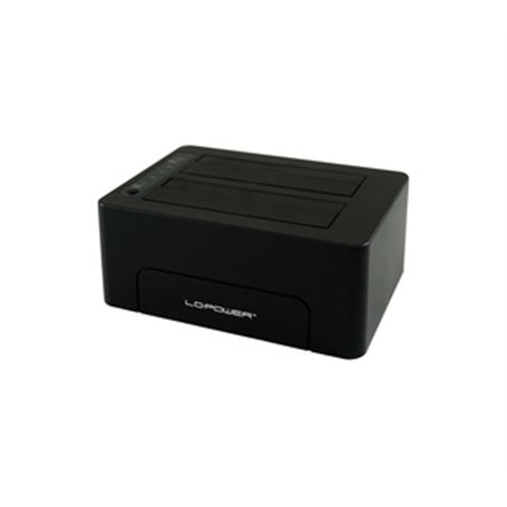 LC-Power LC-DOCK-C Station d'accueil de disques de stockage USB 3.2 Gen 2 (3.1 Gen 2) Type-C Noir