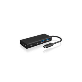 ICY BOX IB-HUB1426-CPD USB 3.2 Gen 1 (3.1 Gen 1) Type-C 5000 Mbit/s Noir