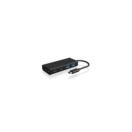 ICY BOX IB-HUB1426-CPD USB 3.2 Gen 1 (3.1 Gen 1) Type-C 5000 Mbit/s Noir