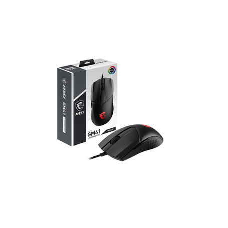 MSI Clutch GM41 Lightweight souris Droitier USB Type-A Optique 16000 DPI