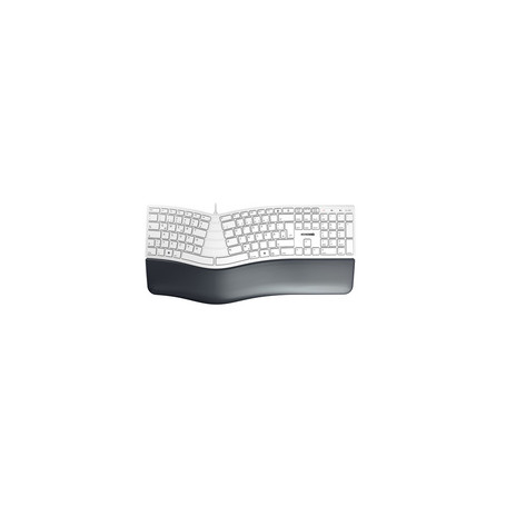 CHERRY KC 4500 ERGO clavier Universel USB QWERTZ Allemand Blanc