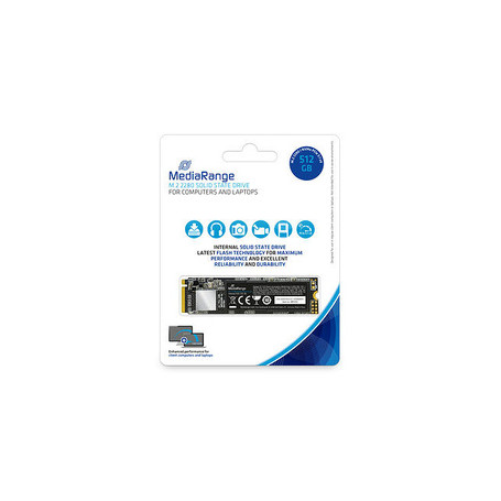 MediaRange MR1032 disque SSD M.2 512 Go PCI Express 3.1 NVMe 3D TLC NAND