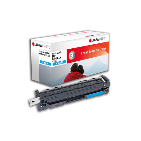 AgfaPhoto APTHPCF411XE Cartouche de toner 1 pièce(s) Compatible Cyan