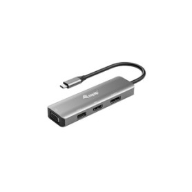 Equip 133485 adaptateur graphique USB 3840 x 2160 pixels Noir