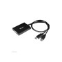 CLUB3D cac-1010 Displayport/usb DVI-I Daul link Noir