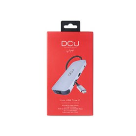 DCU Advance Tecnologic 391166 hub & concentrateur USB Type-C 1000 Mbit/s Gris