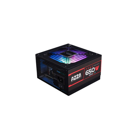 Azza PSAZ-650W(ARGB) unité d'alimentation d'énergie 20+4 pin ATX ATX Noir