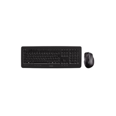 CHERRY DW 5100 clavier Souris incluse Universel RF sans fil AZERTY Belge Noir