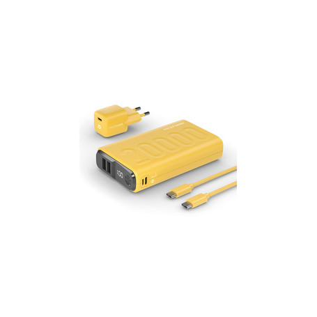 RealPower PB-20000 Lithium Polymère (LiPo) 20000 mAh Jaune