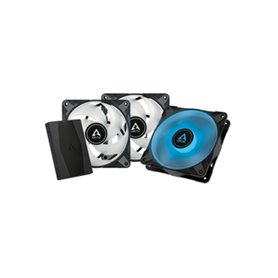 ARCTIC P12 PWM PST RGB 0dB Boitier PC Ventilateur 12 cm Noir 3 pièce(s)