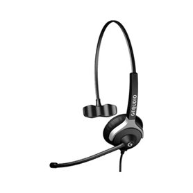 GEQUDIO WA9003 écouteur/casque Avec fil Arceau Bureau/Centre d'appels Noir